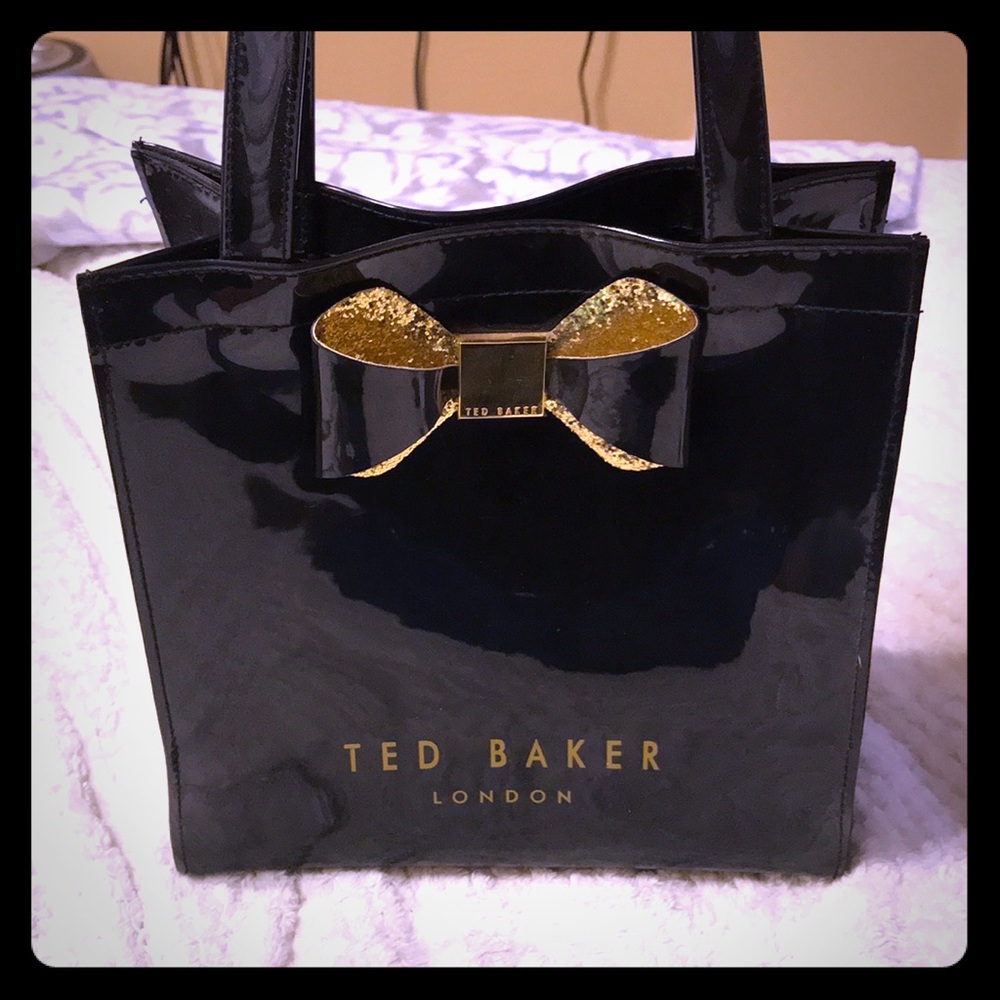 Ted Baker glitter bow bag